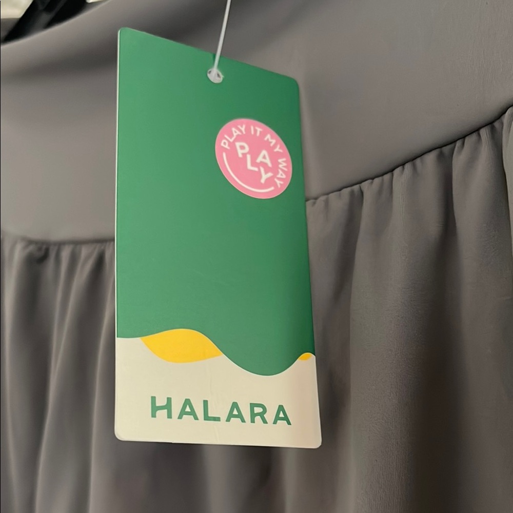 HALARA Gray Harem Pants with a jogger ankle NWT size large - Picture 2 of 8